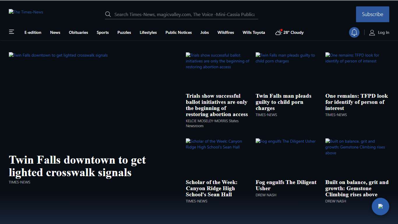 Times-News | Breaking News | | Read Twin Falls, ID and Idaho breaking news. Get latest news, events and information on Idaho sports, weather, entertainment and lifestyles.